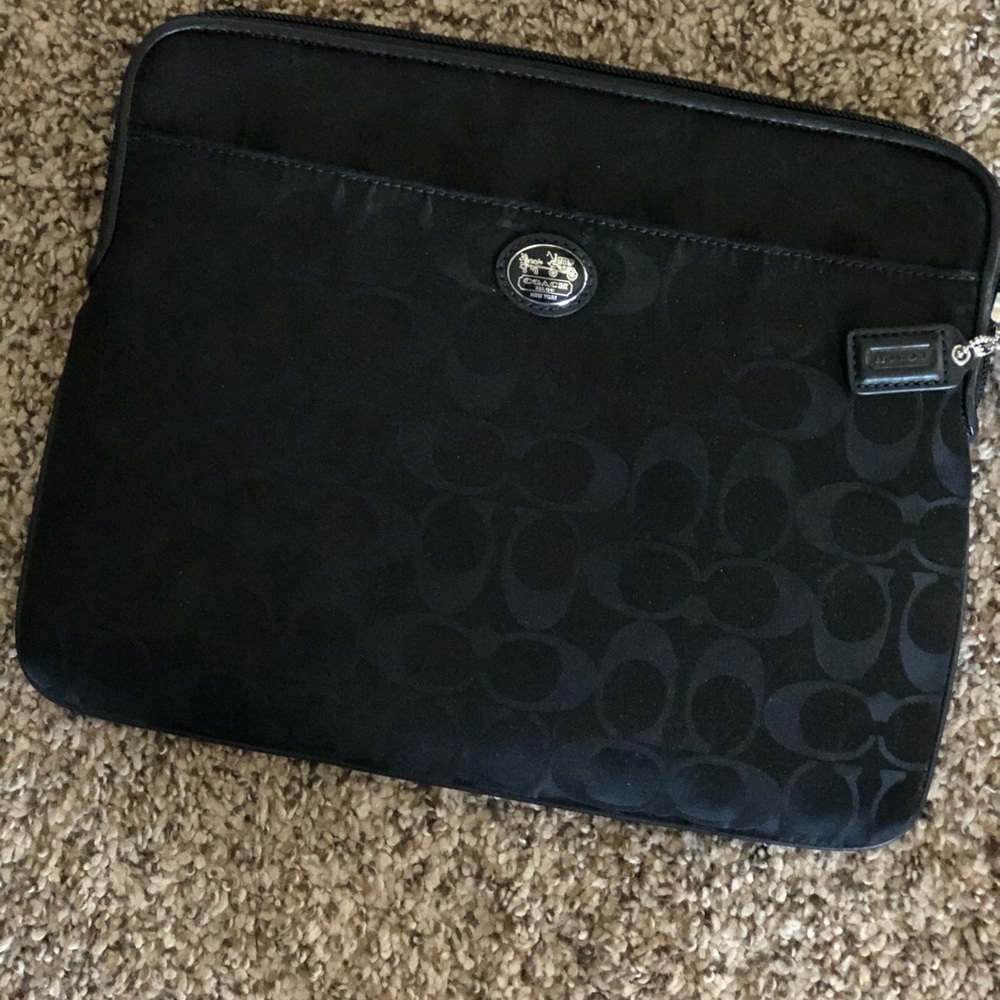 Coach iPad sleeve.